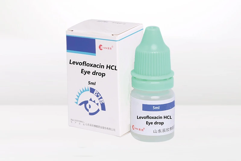 Collirio a base di levofloxacina HCL